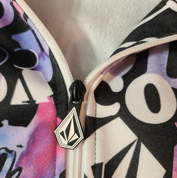 Volcom Womens small graffiti zip hoodie - Picture 8 of 8
